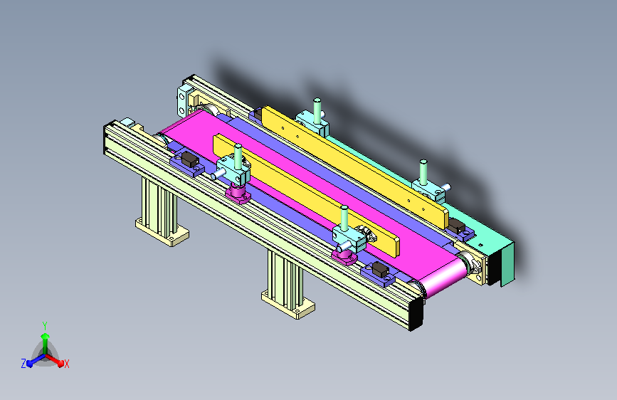 小型化皮带倍速输送线设计