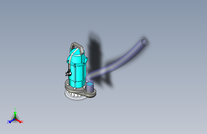 新型抽水泵模型