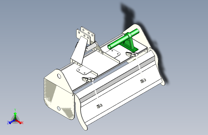 旋耕机刀辊机架