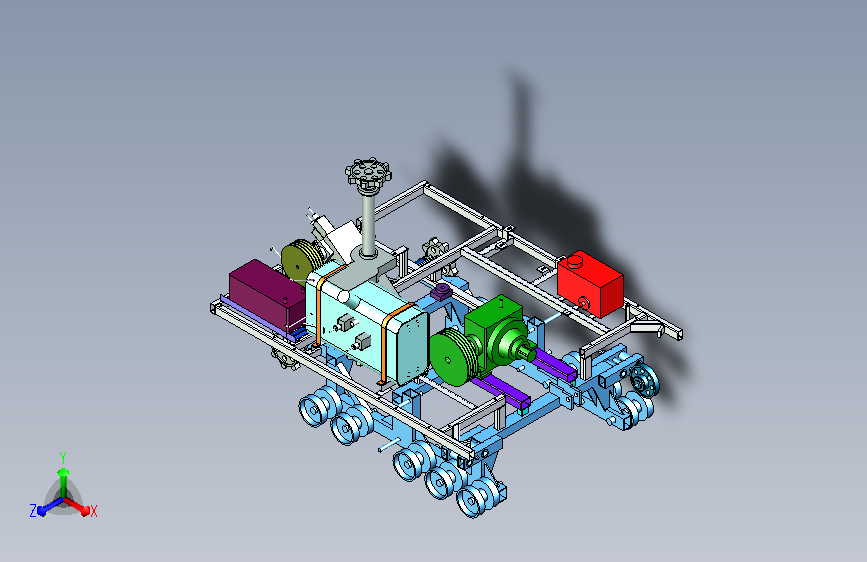 旋耕机内部布局设计