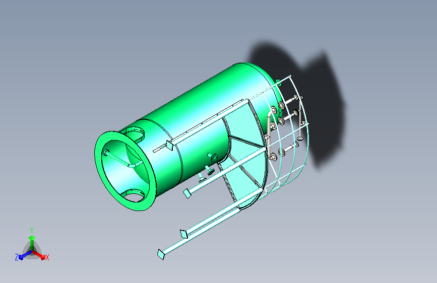 氧气接收器罐橇
