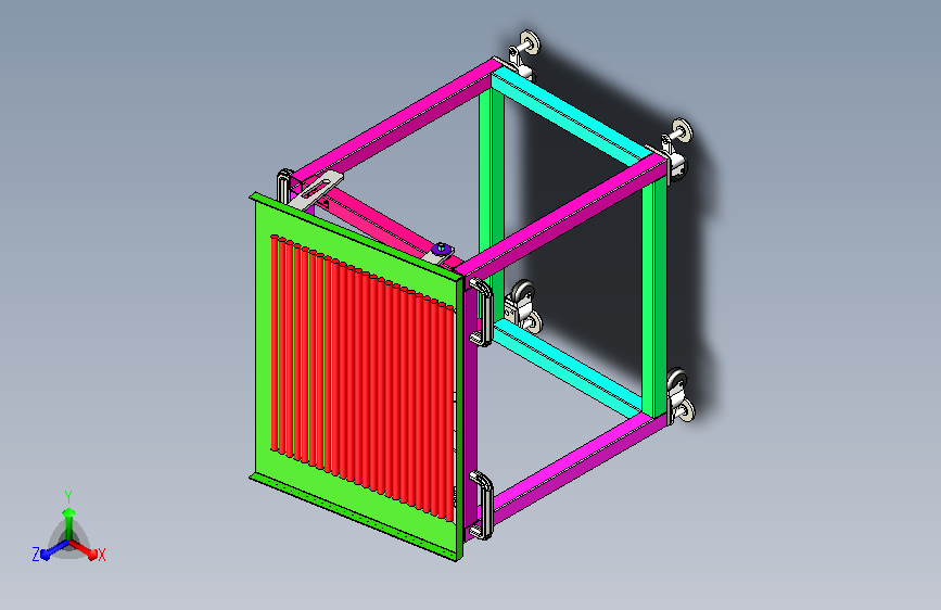 圆棒排料放置工装