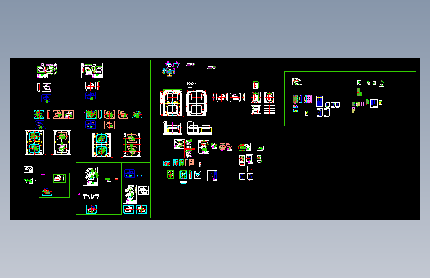 车载双色外观带灯的多功能逆变电源产品图和模具图完整设计方案
