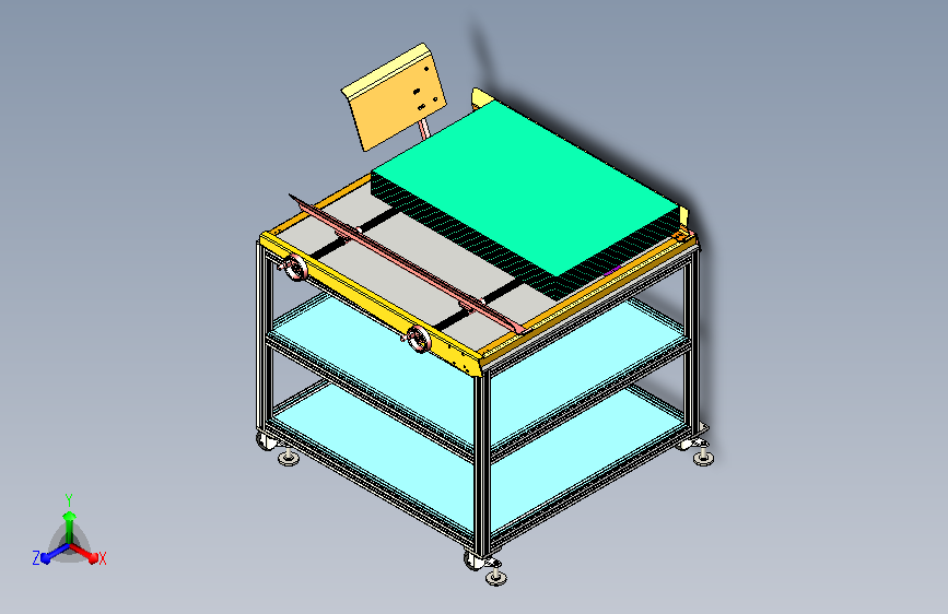 纸板送料调节机构