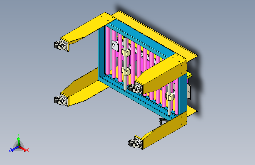 纸盒输送机模型图