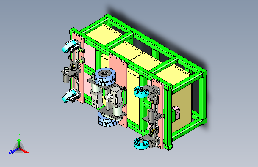 智能工厂AGV运输小车设计