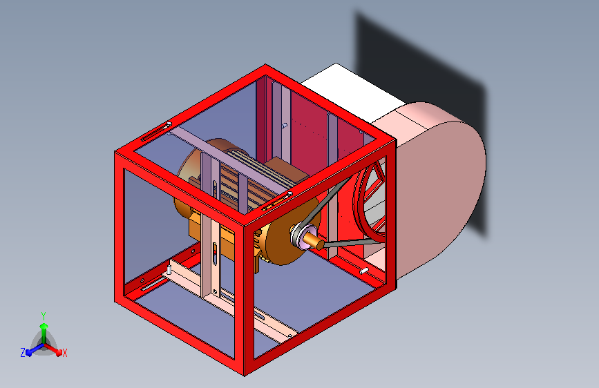 智能绞肉机三维设计