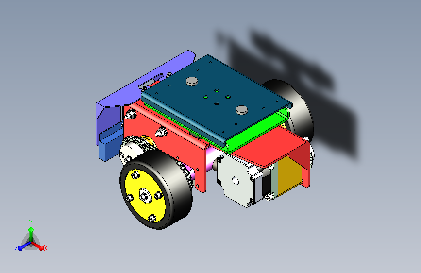 智能小车转向轮组设计