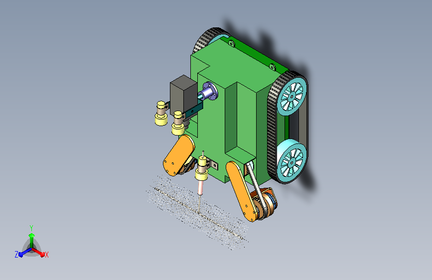 中央空调管道清洁机器人