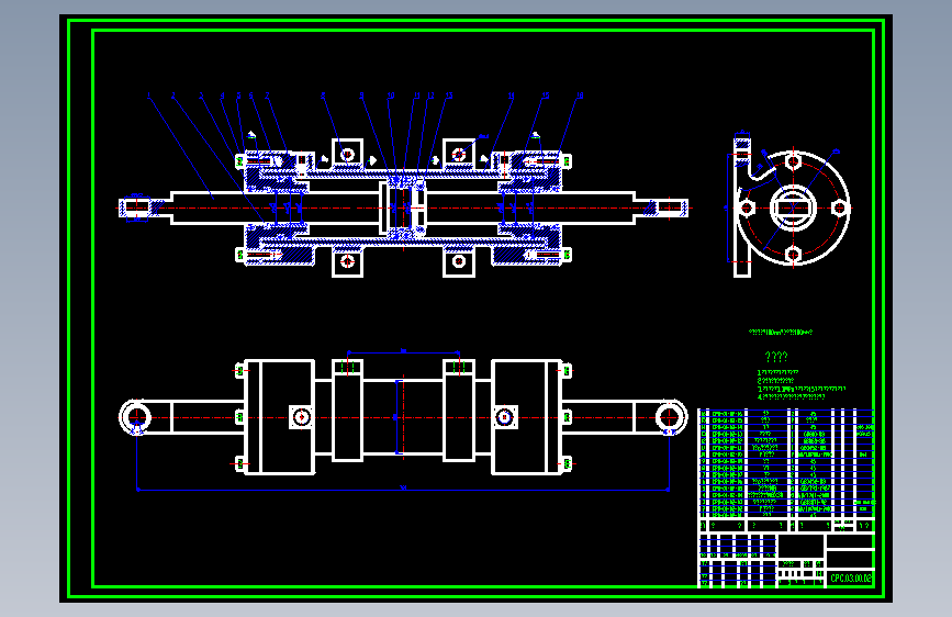 捷达轿车转向系统设计转向液压缸A1