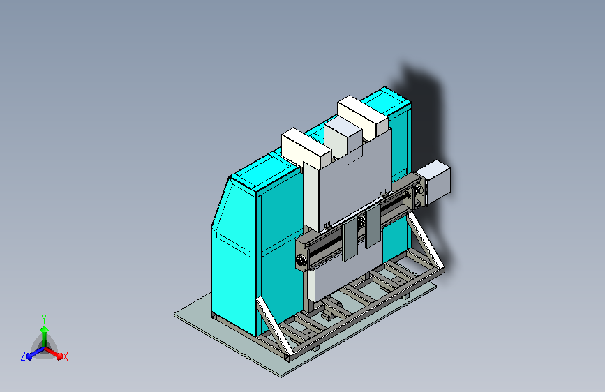 重载型三轴框架滑台设计