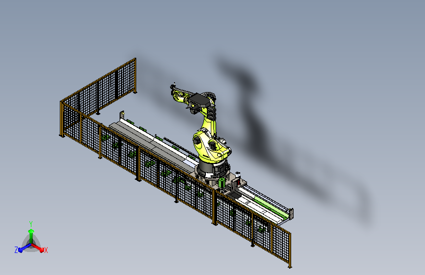 重载机器人地轨