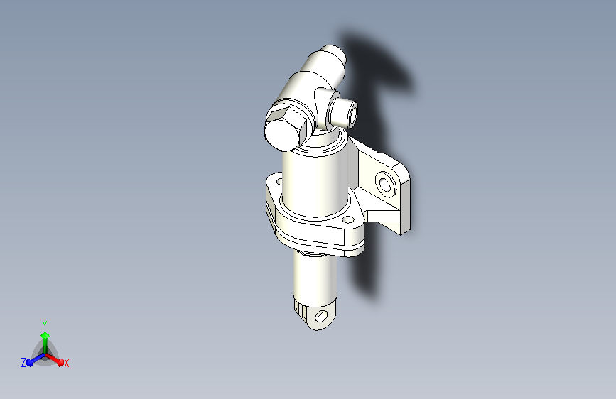 柱塞泵三维模型