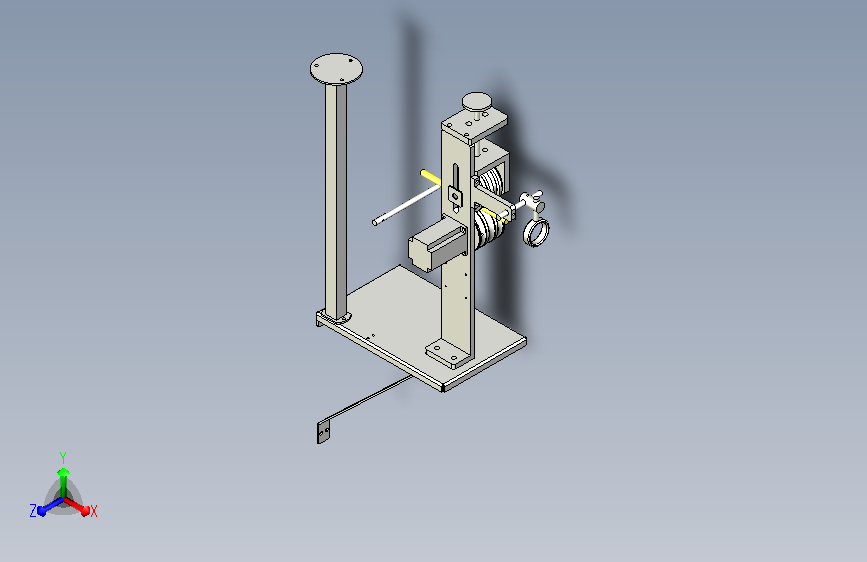 自动裁断机牵引结构图
