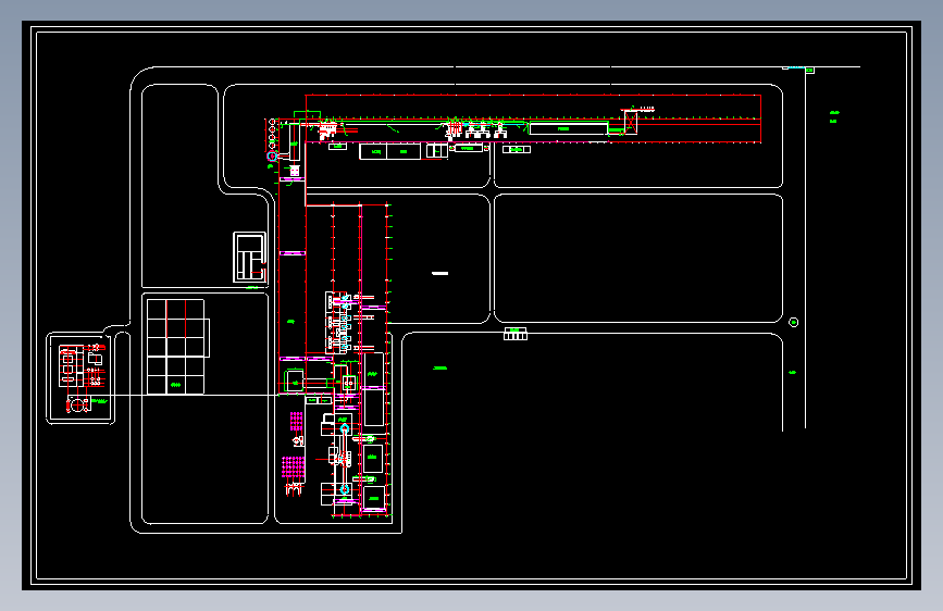 生产区工艺布置图