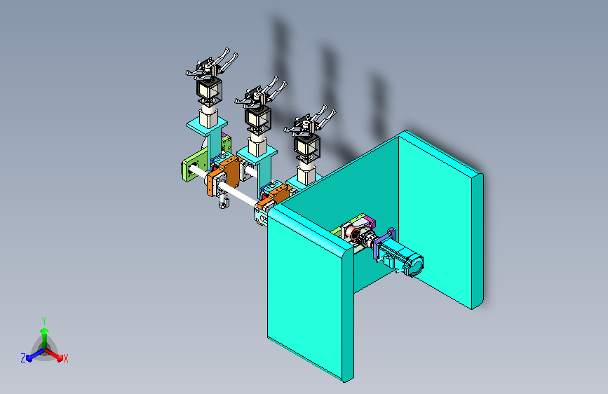 自动化设备的多工位机械手上下料
