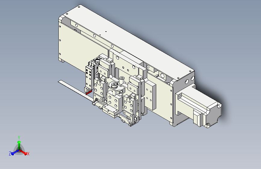 自动贴胶切断模组