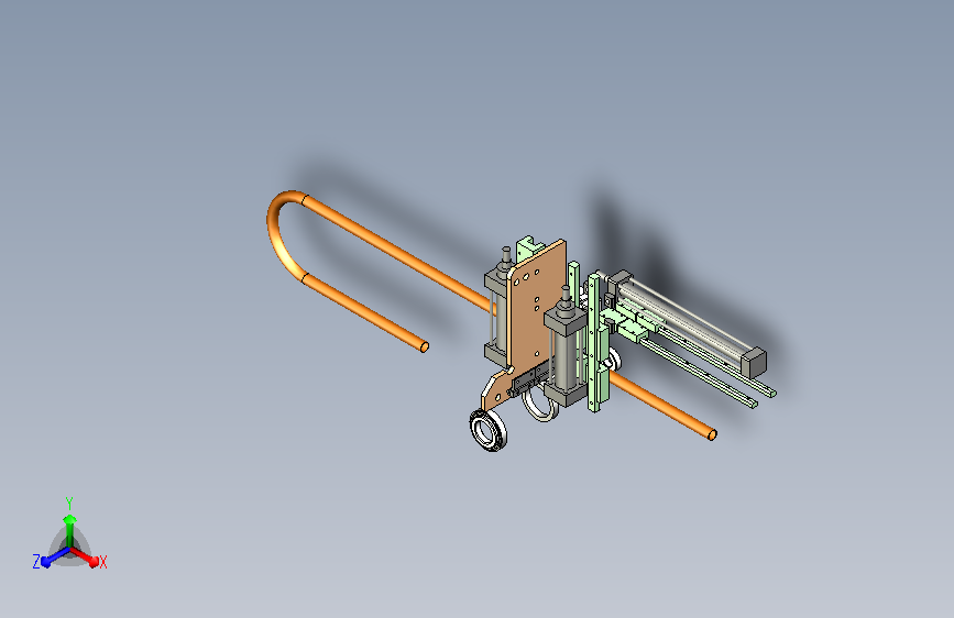 自动弯管机机构