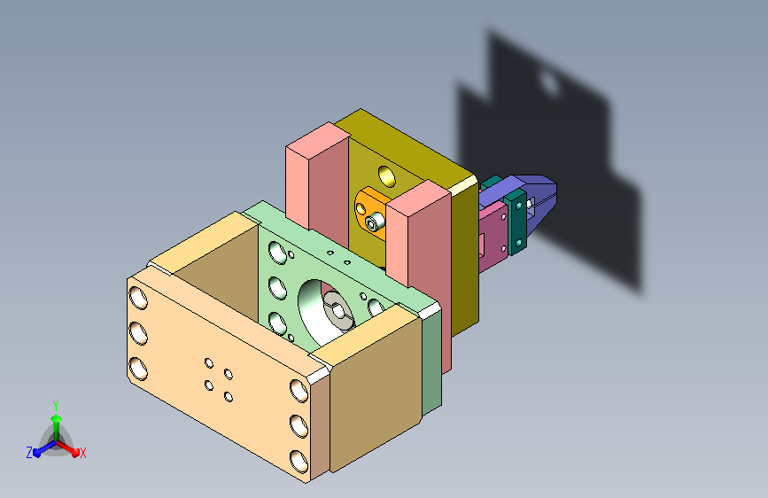 自制无限旋转夹爪