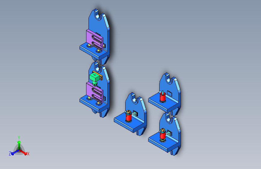 3款钻横孔及2款铣U槽夹具