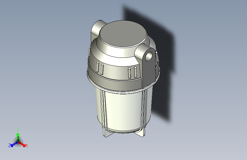 5寸透明防爆滤瓶