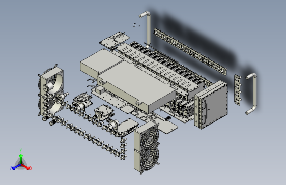 4U射频风冷机箱