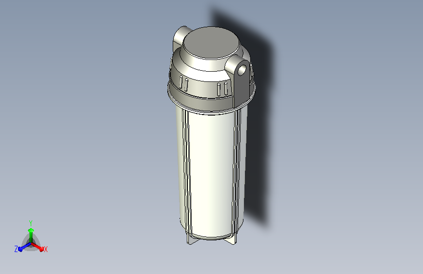 10寸透明防爆滤瓶