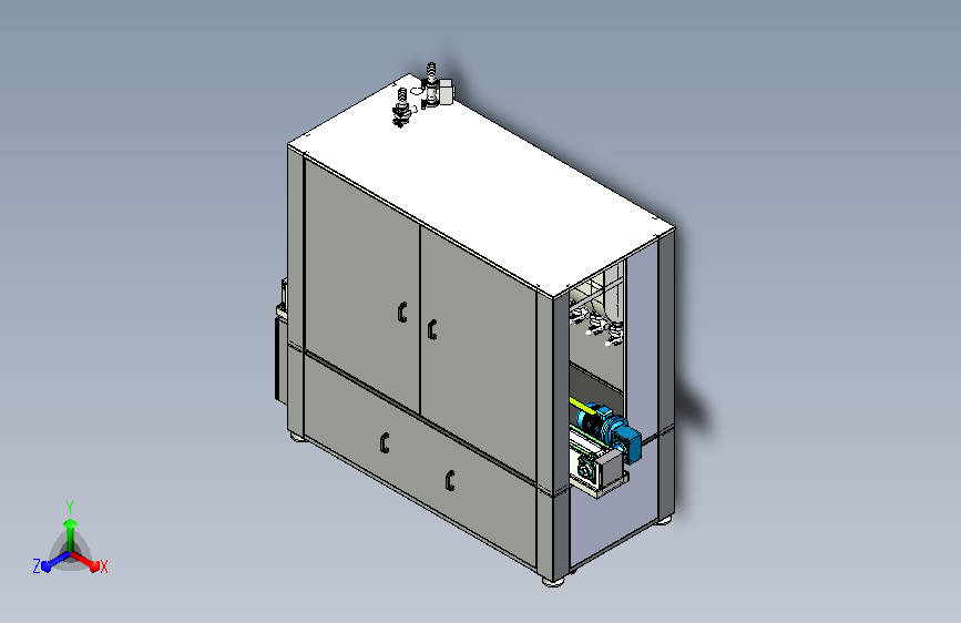 12头直线灌装机模型