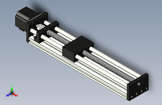 300mm步进电机滑台