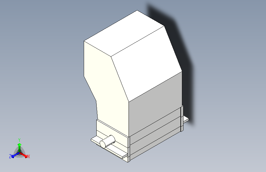 1500加长型破碎机三维
