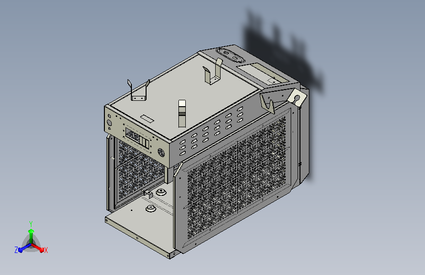 1500W激光焊接清洗一体机外观模型