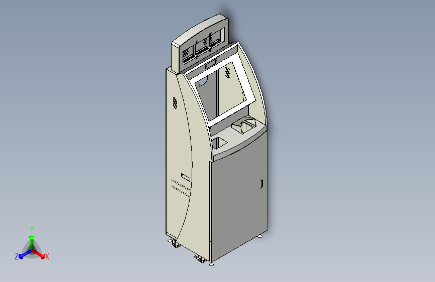ATM银行操作台外壳钣金