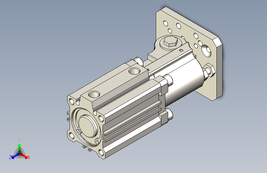 DHR2C-32M30ZG-ZB側姿组气缸