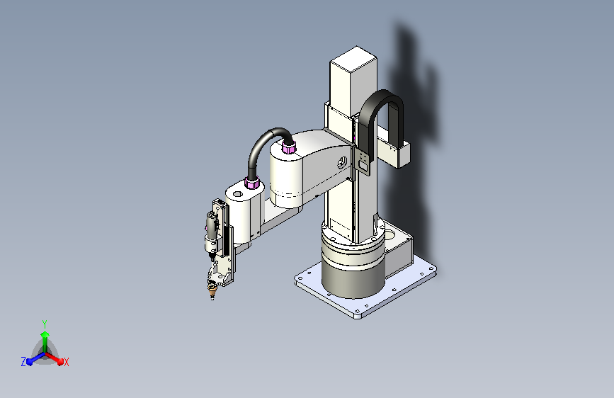 Scara-01工业机械臂3D数模图