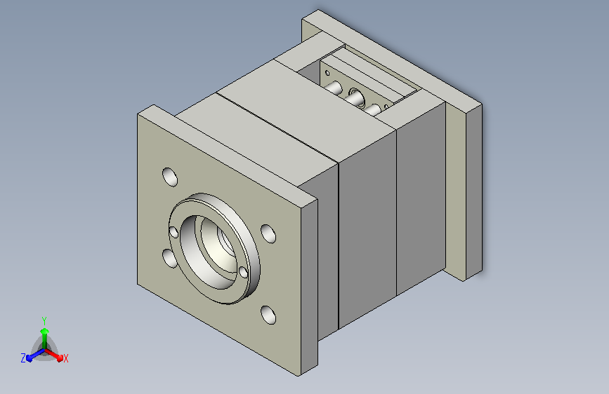 按钮透光件-模具图