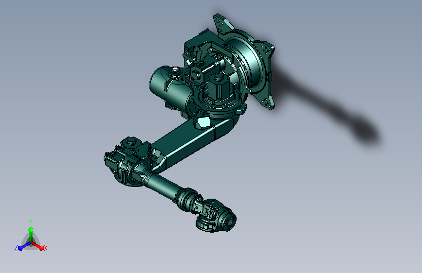 安川MH250II搬运码垛关节可运动机器人模型