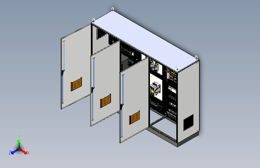 钣金柜PLC控制柜 71551