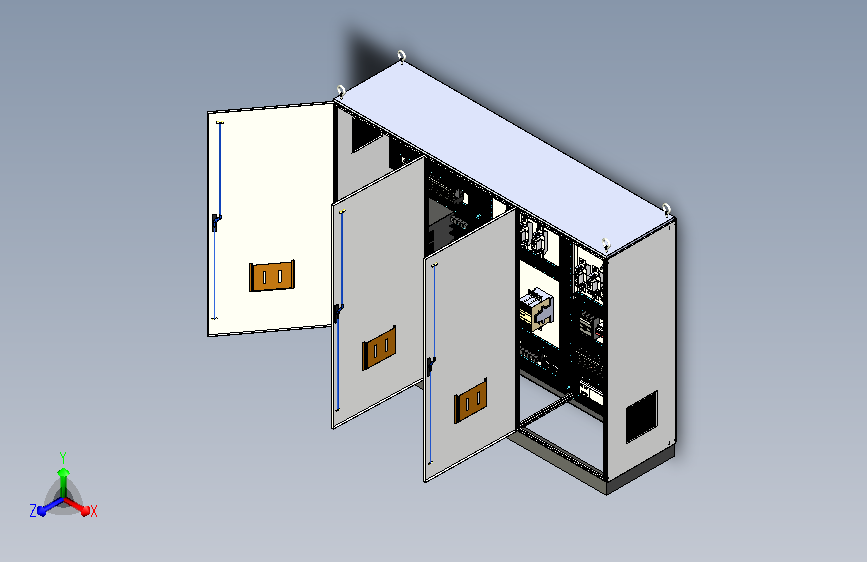 钣金柜变频器软启动刀开关控制 71558