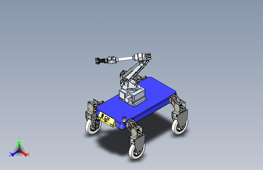 背负式复合智能小车