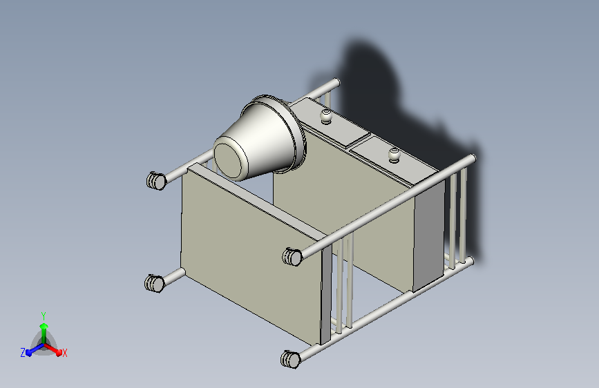 不锈钢一体手推车