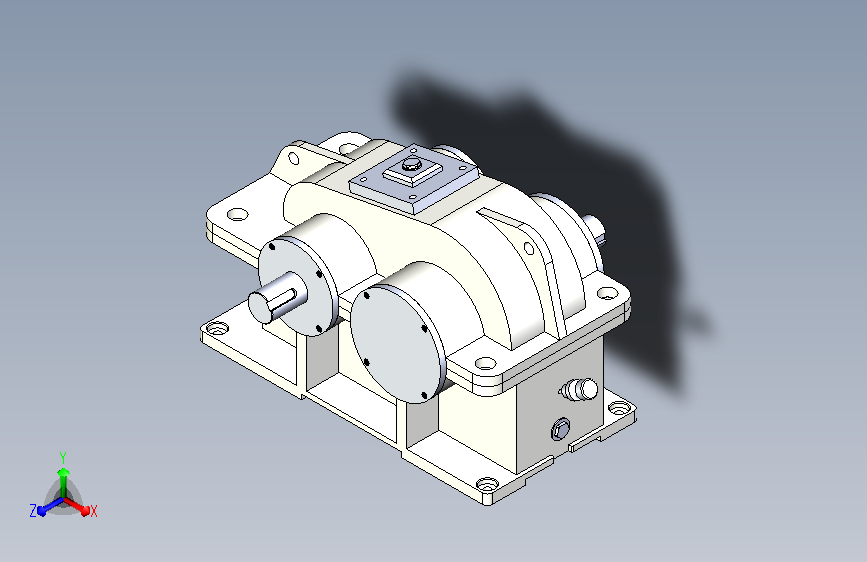 齿轮减速器3D模型