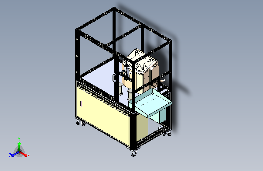 冲压自动送料模型图