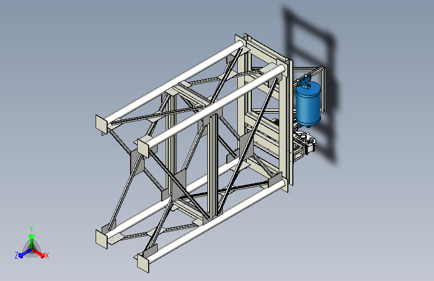 带式输送机支撑平台