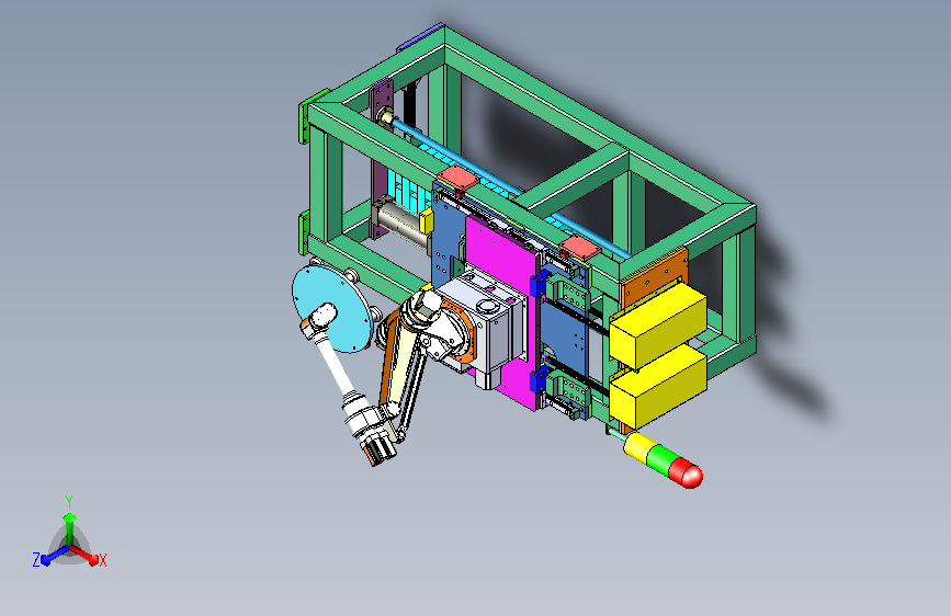 带有升降机构的吸盘取料机械手