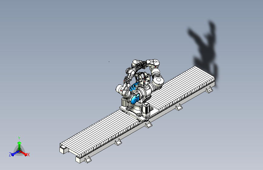 带有移动底座的智能抓取机器人