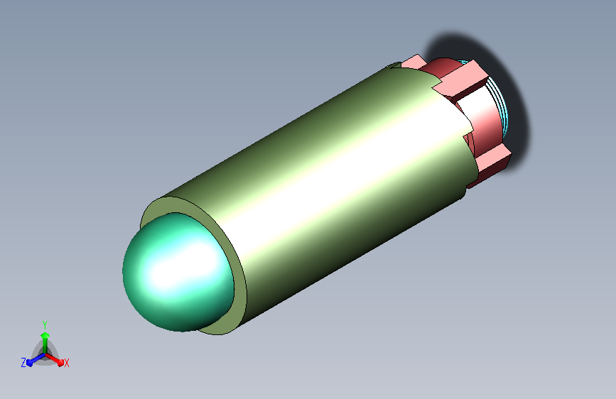 弹簧式自锁结构