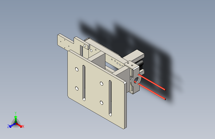 阀安装板攻牙夹具
