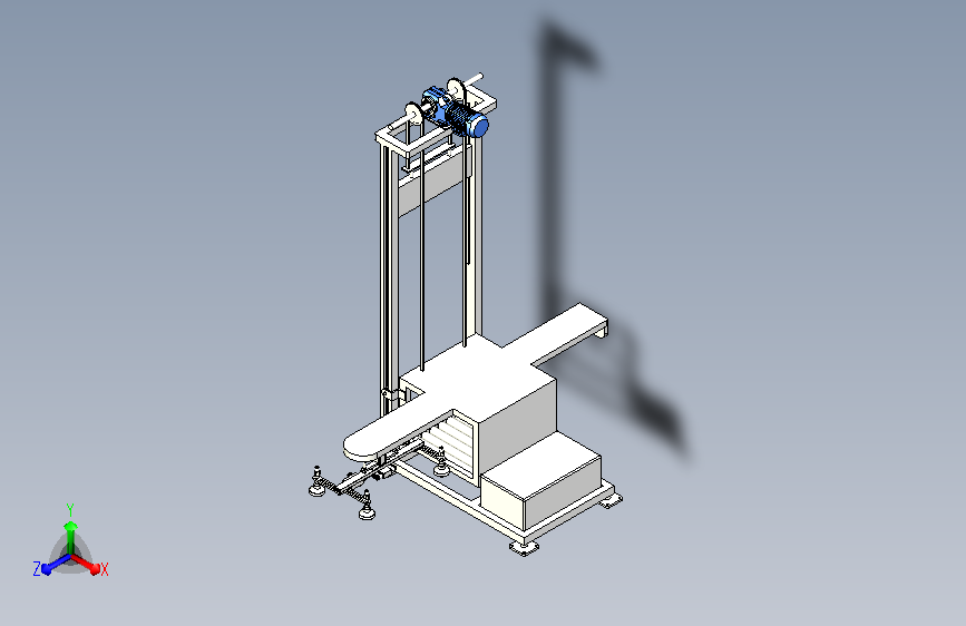 防火玻璃升降转运装置