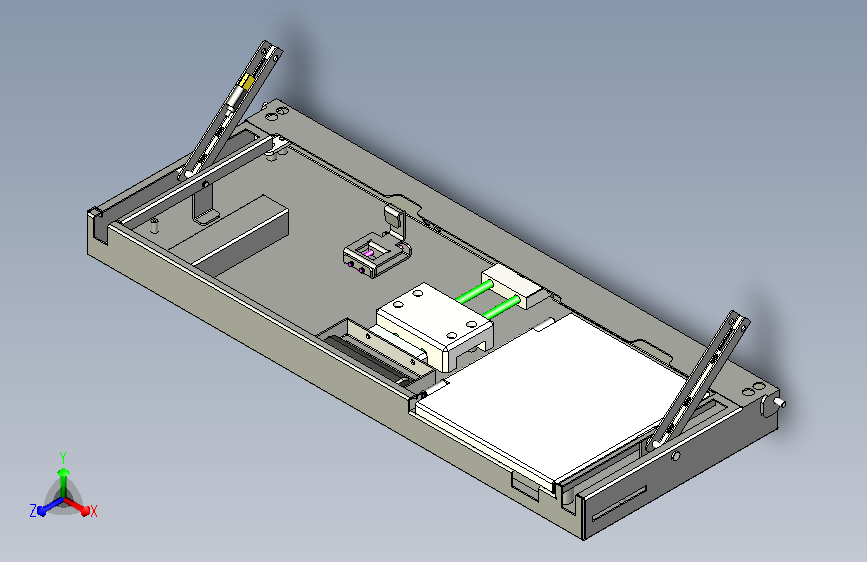 滑动上翻小键盘盒