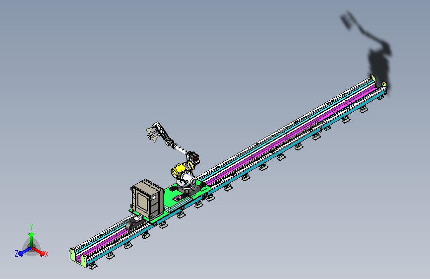 机器人地轨12米滑轨